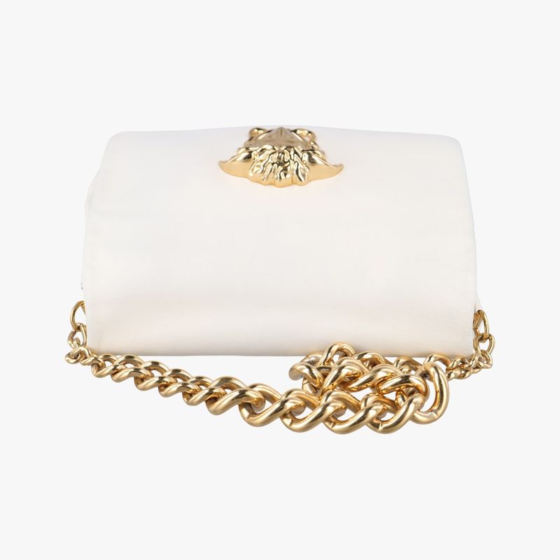 Versace (Versace) VERSACE Palazzo Medusa White Leather CLG 120 756 069 339