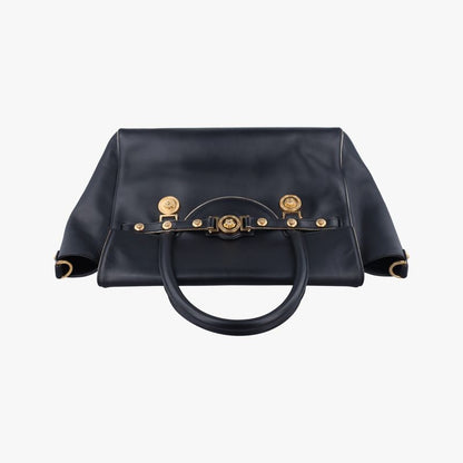 Versace (Versace) VERSACE Medusa Medallion Black Leather CLG159230420181