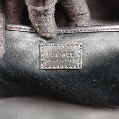 Versace (Versace) VERSACE Medusa Medallion Black Leather CLG159230420181