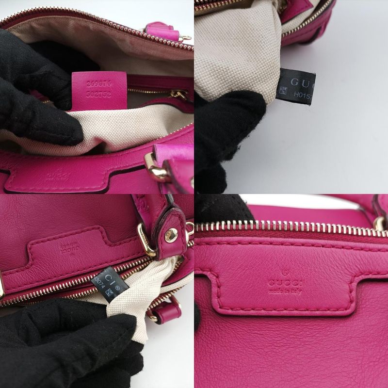 GUCCISherry Line Pink Leather 269876 H015743074
