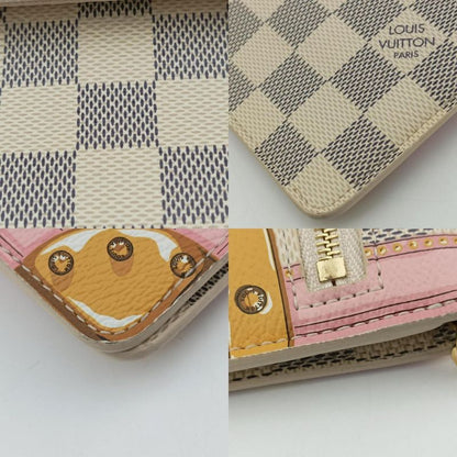 LOUIS VUITTON Summer Trunk Pochette Weekend Azure x Multicolor Damier Camber