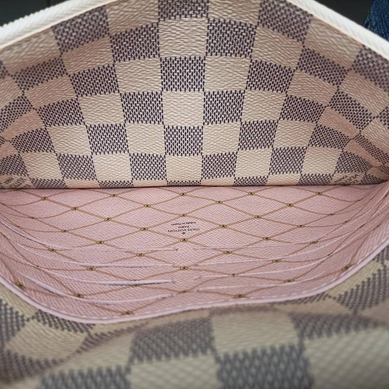 LOUIS VUITTON Summer Trunk Pochette Weekend Azure x Multicolor Damier Camber