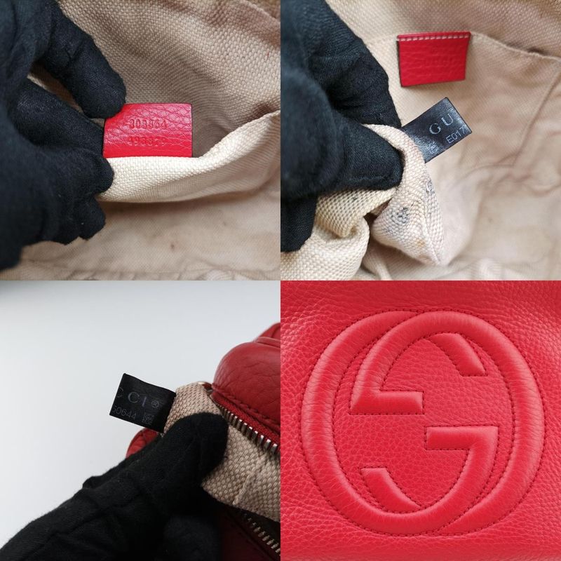 GUCCI Soho Red Leather 308364 E017150644