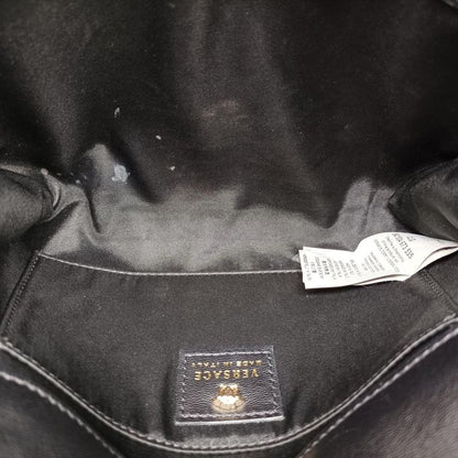 Versace VERSACE Studded Palazzo Medusa Black Leather CLG 562 504 673 535