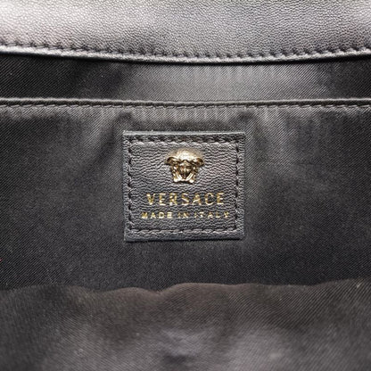 Versace VERSACE Studded Palazzo Medusa Black Leather CLG 562 504 673 535