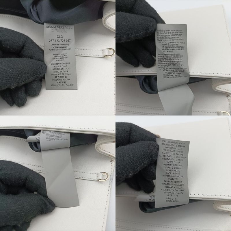 Versace (Versace) VERSACE La Medusa White Leather CLG287123726097