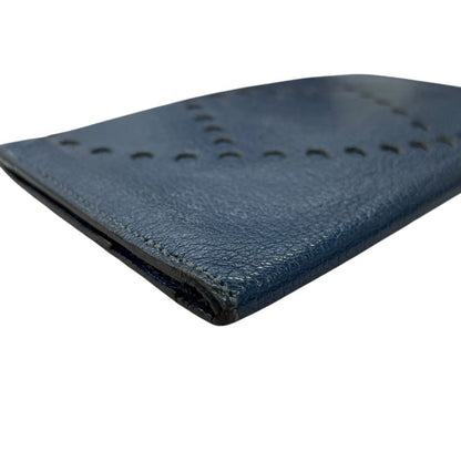 Em1213 Hermes Long Wallet Evelyne Navy-