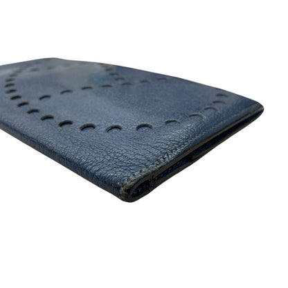 Em1213 Hermes Long Wallet Evelyne Navy-