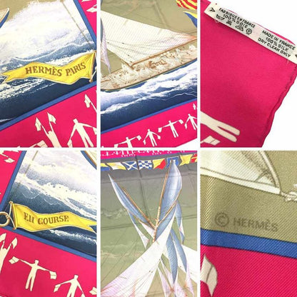 Hermes Carre 90 Scarf Yacht Pattern Aq7562