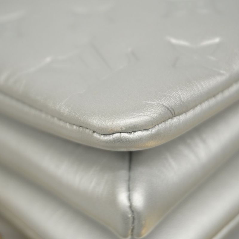 Louis Vuitton Shoulder Bag Couss in BB M20567 Silver 2-Way Bag Ladies