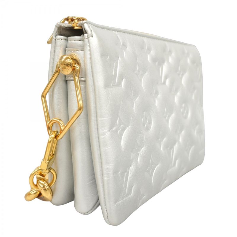 Louis Vuitton Shoulder Bag Couss in BB M20567 Silver 2-Way Bag Ladies