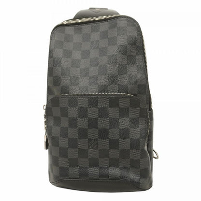 Louis Vuitton Body Bag Damier Graphite Avenues Ring Bag N41719 Black Men's