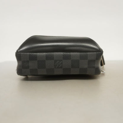 Louis Vuitton Body Bag Damier Graphite Avenues Ring Bag N41719 Black Men's