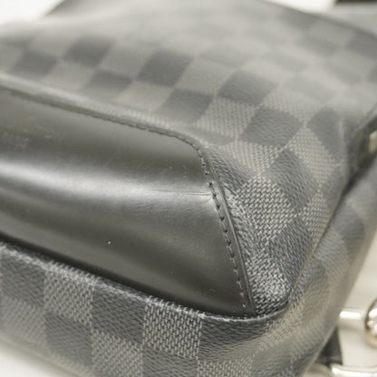 Louis Vuitton Body Bag Damier Graphite Avenues Ring Bag N41719 Black Men's