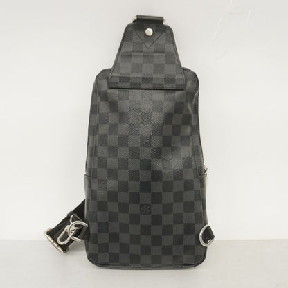 Louis Vuitton Body Bag Damier Graphite Avenues Ring Bag N41719 Black Men's