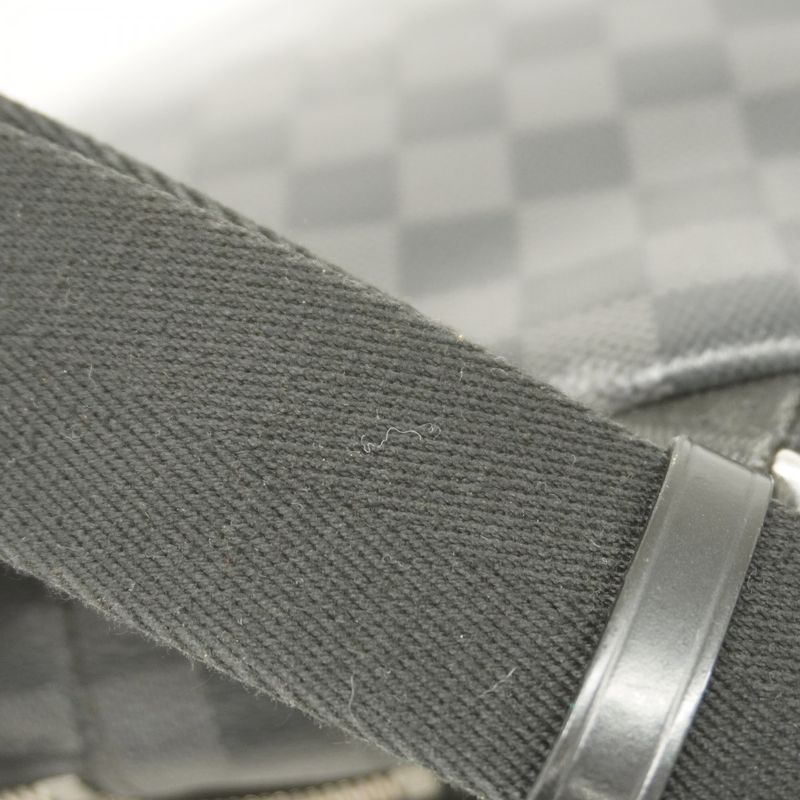 Louis Vuitton Body Bag Damier Graphite Avenues Ring Bag N41719 Black Men's