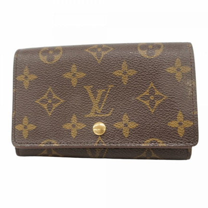 Louis Vuitton Wallet Monogram Porte Monnaie Vie Trésor M61730 Brown Ladies