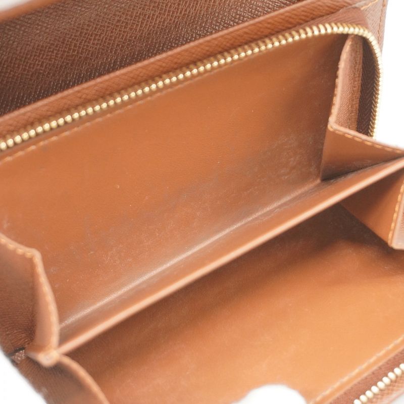 Louis Vuitton Wallet Monogram Porte Monnaie Vie Trésor M61730 Brown Ladies