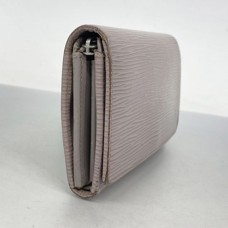 Louis Vuitton Wallet Epi Porte Monet Bier Tresor M6350b Lilla Women's