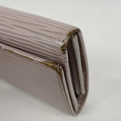 Louis Vuitton Wallet Epi Porte Monet Bier Tresor M6350b Lilla Women's