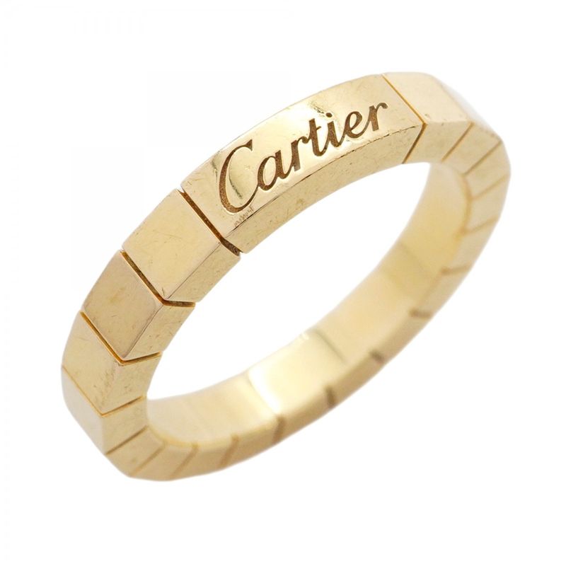Cartier Ring Lanier 18k Yellow Gold Yellow Gold #51 Ladies