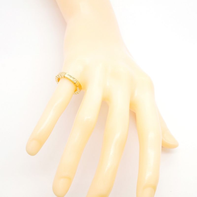 Cartier Ring Lanier 18k Yellow Gold Yellow Gold #51 Ladies