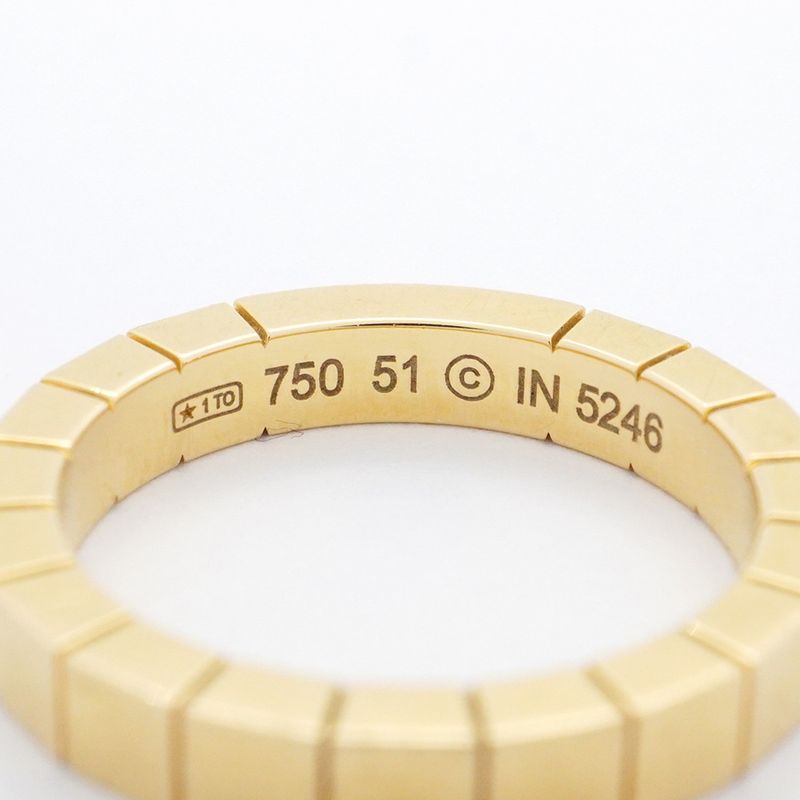 Cartier Ring Lanier 18k Yellow Gold Yellow Gold #51 Ladies