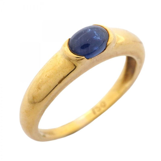 Tiffany & Co Ring 18k Yellow Gold Yellow Gold Sapphire Blue #13.5 Ladies