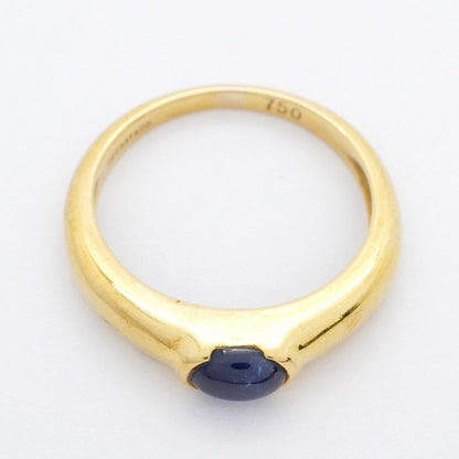Tiffany & Co Ring 18k Yellow Gold Yellow Gold Sapphire Blue #13.5 Ladies