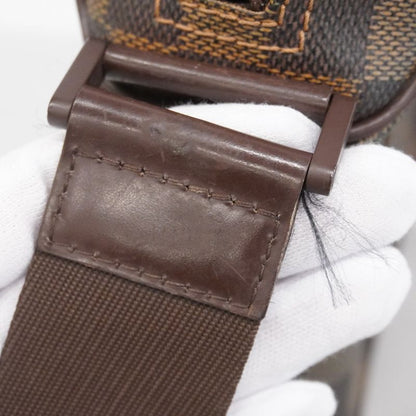 Louis Vuitton Shoulder Bag Damier Olaf PM N41442 Ebene Womens