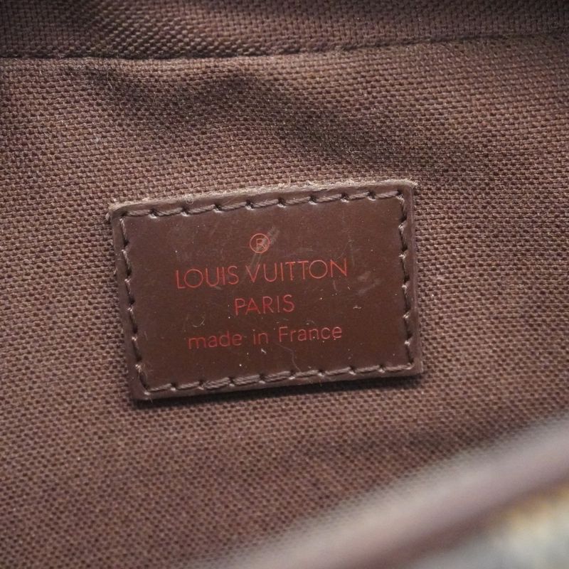 Louis Vuitton Shoulder Bag Damier Olaf PM N41442 Ebene Womens