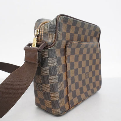 Louis Vuitton Shoulder Bag Damier Olaf PM N41442 Ebene Womens