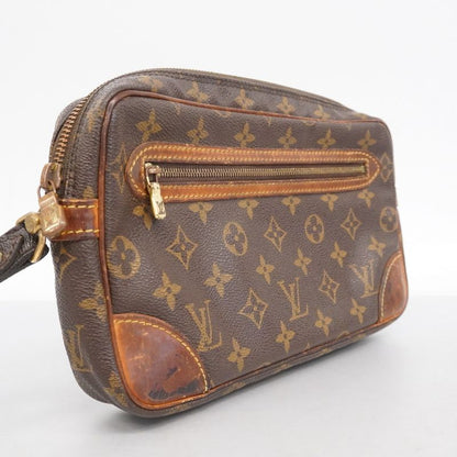 Louis Vuitton Clutch Bag Monogram Marly Dragonne GM M51825 Brown Men's