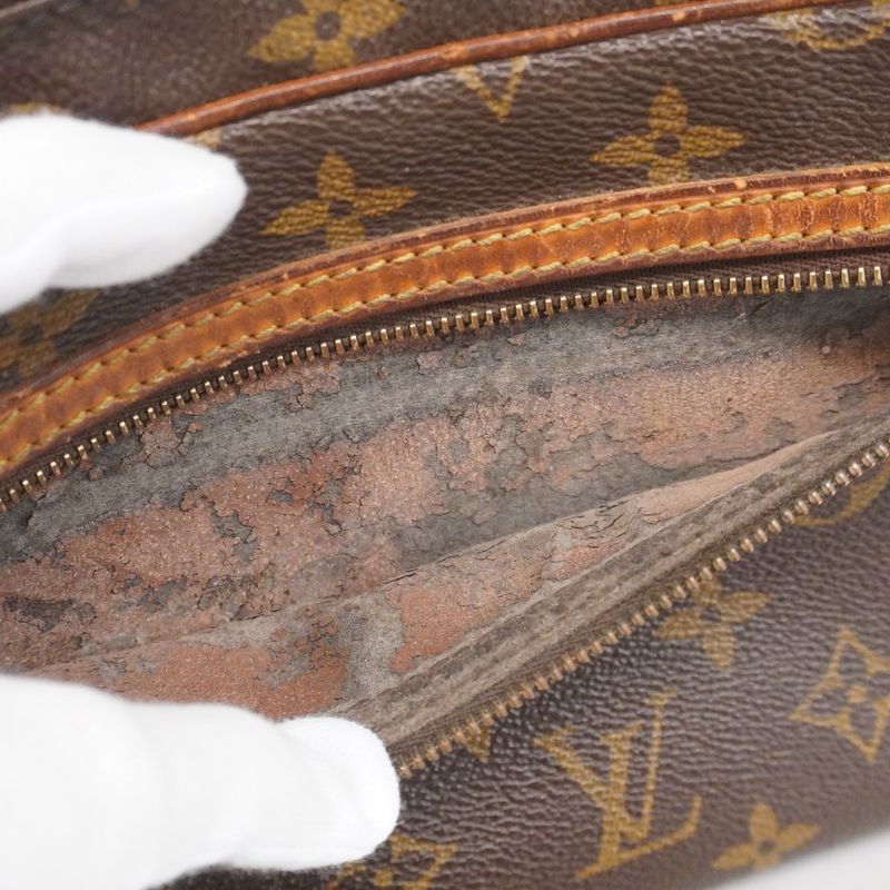 Louis Vuitton Clutch Bag Monogram Marly Dragonne GM M51825 Brown Men's