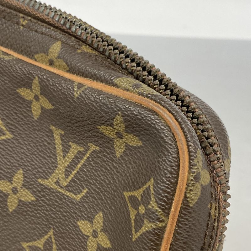 Louis Vuitton Clutch Bag Monogram Marly Dragonne GM M51825 Brown Men's