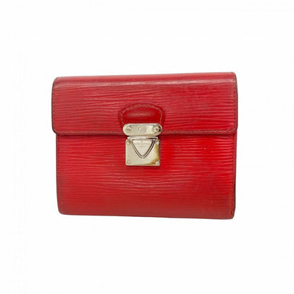 Louis Vuitton Epi Portefeuille Koala M5801e Rouge Women's Trifold Wallet