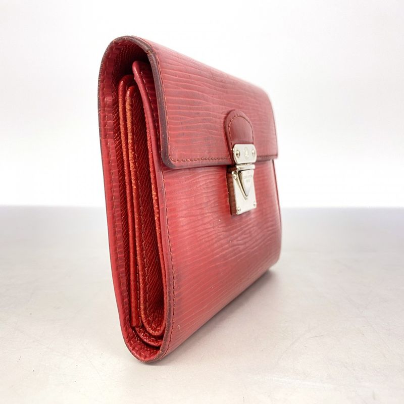 Louis Vuitton Epi Portefeuille Koala M5801e Rouge Women's Trifold Wallet