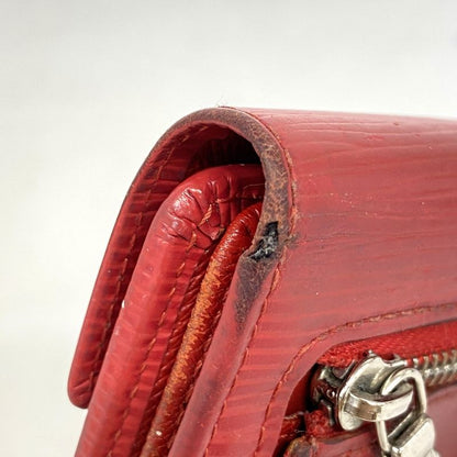 Louis Vuitton Epi Portefeuille Koala M5801e Rouge Women's Trifold Wallet