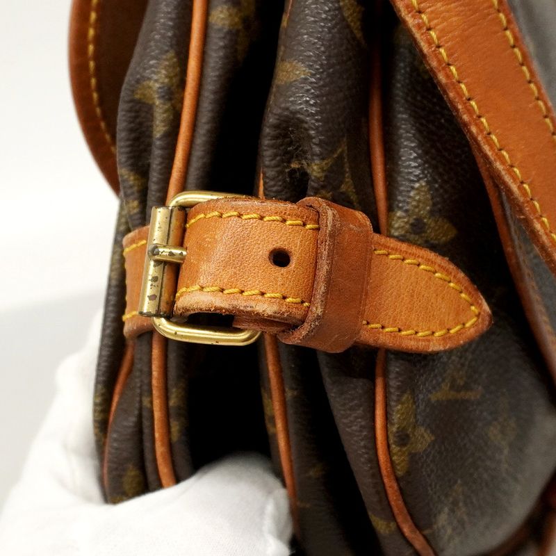 Louis Vuitton Shoulder Bag Monogram Saumur 30 M42256 Brown Ladies