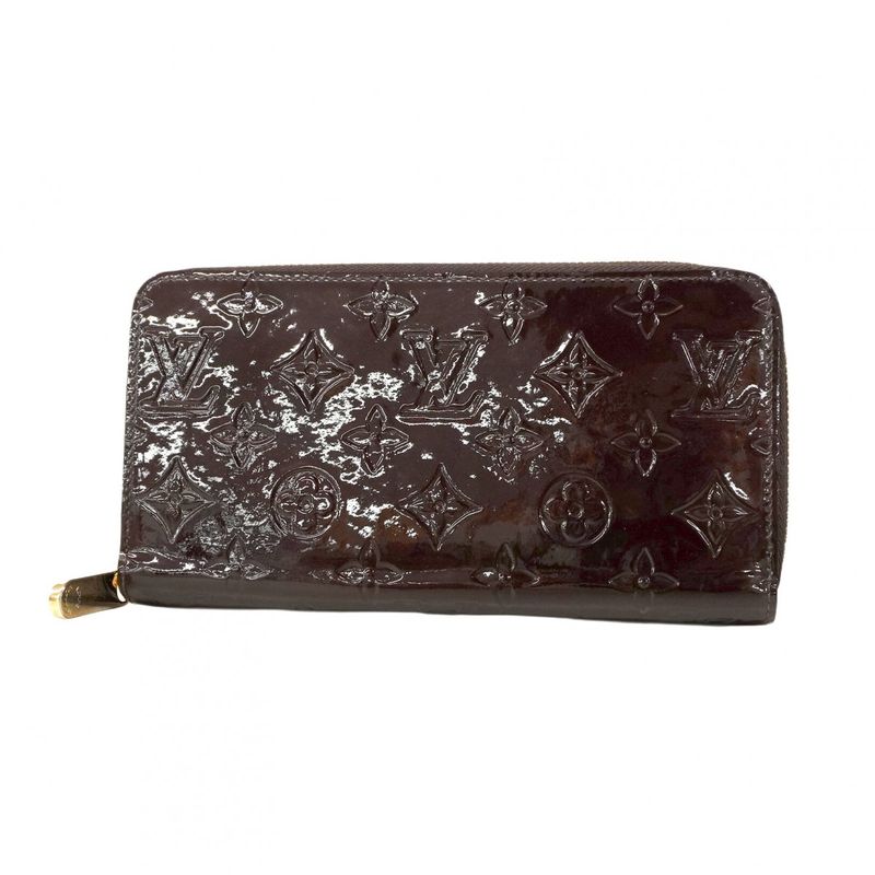 Louis Vuitton Vernis Zippy Wallet M9352 Amarante Women's Long Wallet