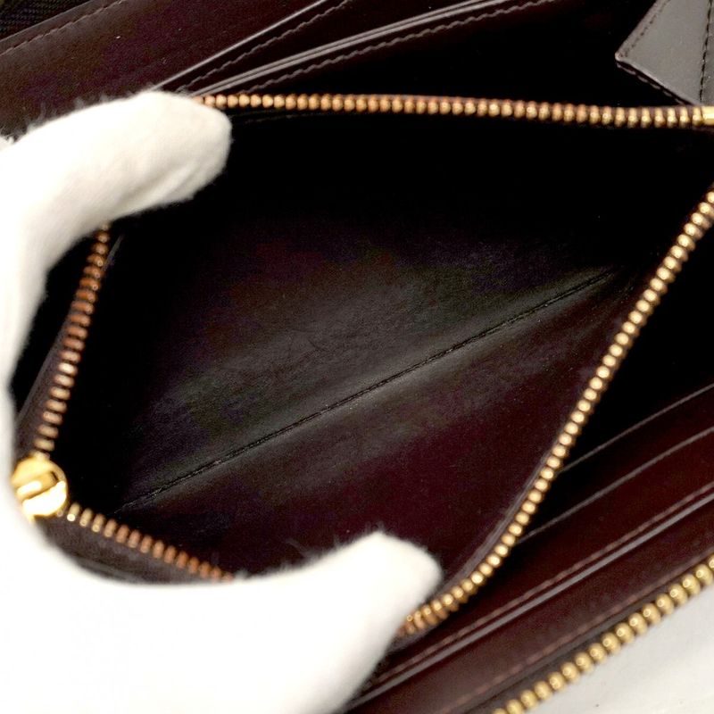 Louis Vuitton Vernis Zippy Wallet M9352 Amarante Women's Long Wallet