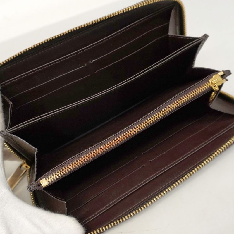Louis Vuitton Vernis Zippy Wallet M9352 Amarante Women's Long Wallet
