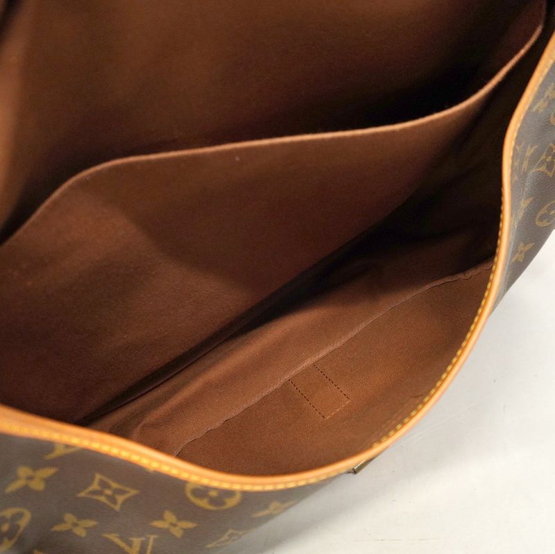 Louis Vuitton Shoulder Bag Monogram Saumur 35 M42254 Brown Ladies