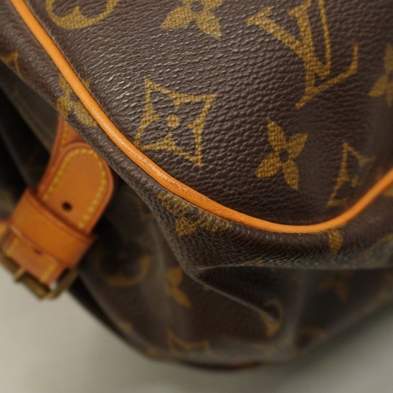 Louis Vuitton Shoulder Bag Monogram Saumur 35 M42254 Brown Ladies