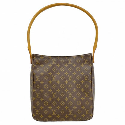 Louis Vuitton Shoulder Bag Monogram Looping GM M51145 Brown Ladies