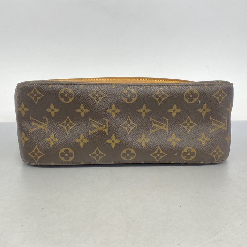 Louis Vuitton Shoulder Bag Monogram Looping GM M51145 Brown Ladies