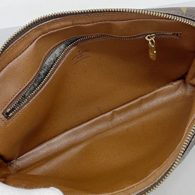 Louis Vuitton Clutch Bag Monogram Marly Dragonne GM M51825 Brown Men's