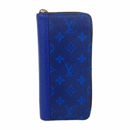 Louis Vuitton Long Wallet Taigarama Zippy Wallet Vertical M30447 Cobalt Men's