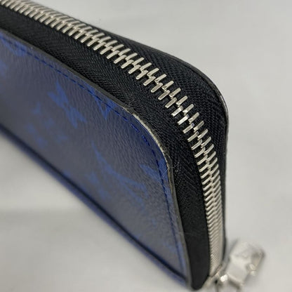 Louis Vuitton Long Wallet Taigarama Zippy Wallet Vertical M30447 Cobalt Men's
