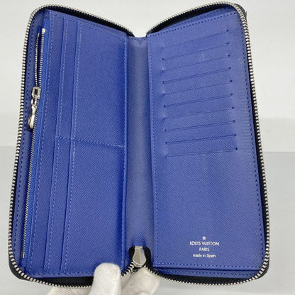 Louis Vuitton Long Wallet Taigarama Zippy Wallet Vertical M30447 Cobalt Men's